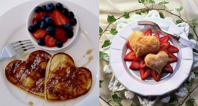 Романтический завтрак на День Влюбленных
